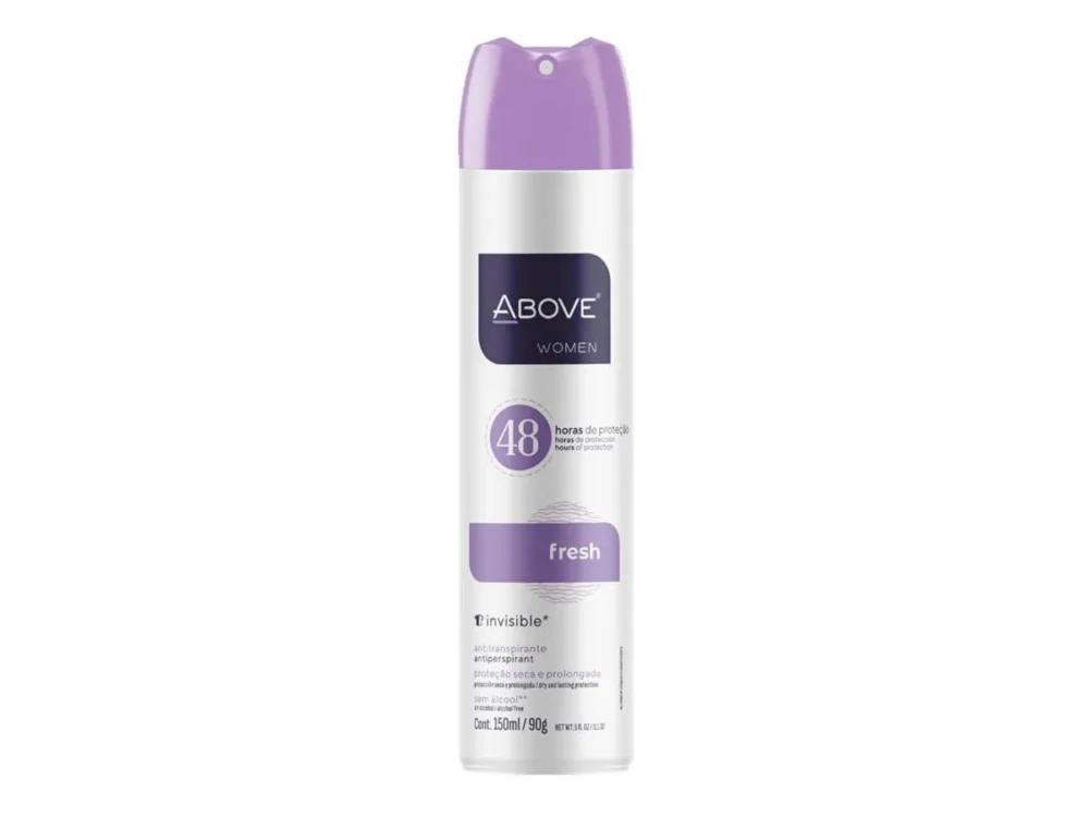 Desodorante Antitranspirante Aerossol Above Women Fresh 48h 150ml